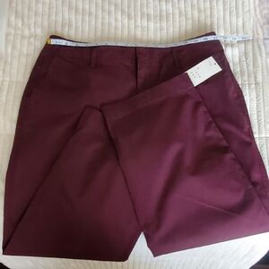 A New Day Burgundy Chino Pants